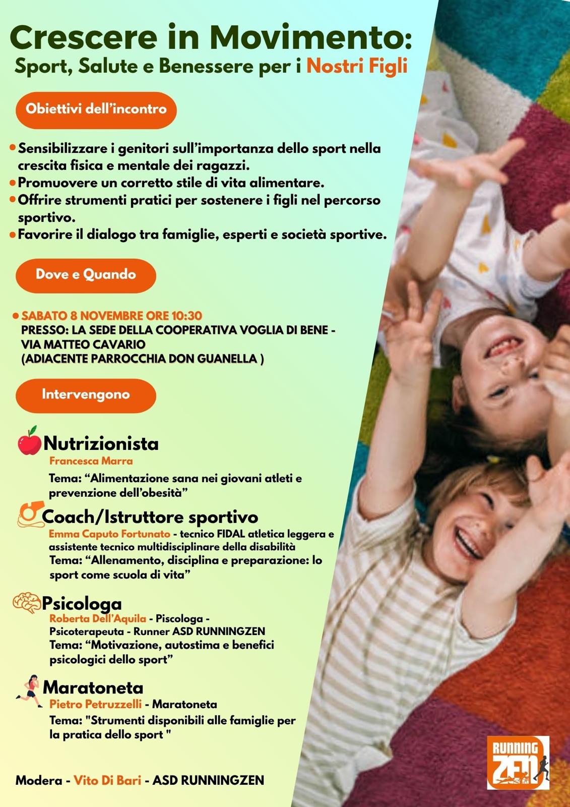 Mangiare bene per crescere, muoversi per stare bene